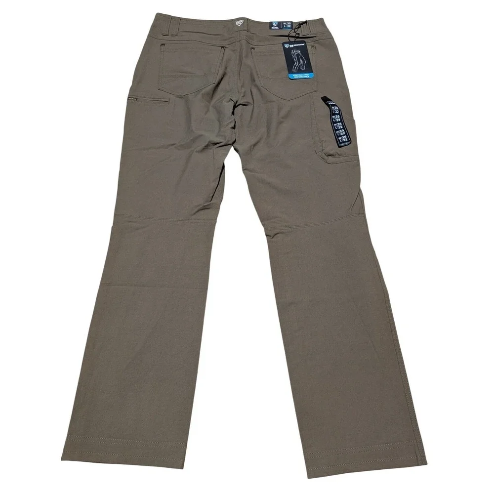 KUHL Resistor Jean Men 35x32 Stone Brown Klassik Fit Stretch Hiking Outdoor Pant